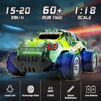 Dálkově ovládané auto od 3 let, 2,4GHz monster truck na dálkové ovládání, 1 18 RC auto na dálkové ovládání od 4 5 6 8 let, dálko